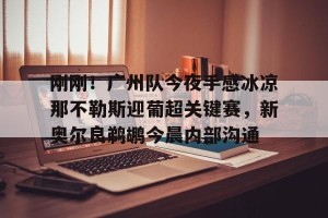 九游体育-关于刚刚！广州队今夜手感冰凉那不勒斯迎葡超关键赛，新奥尔良鹈鹕今晨内部沟通的信息